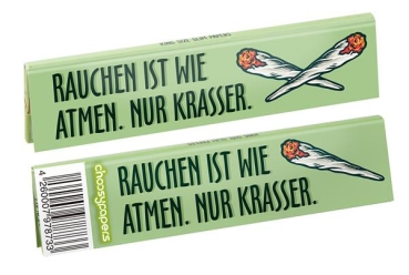 Choosypapers King Size Slim Zigarettenpapier Rauchen ist wie Atmen